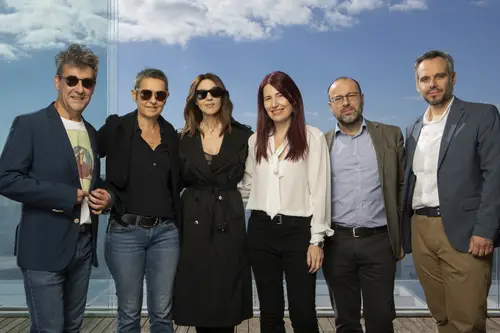 Monica Bellucci with Festival administration