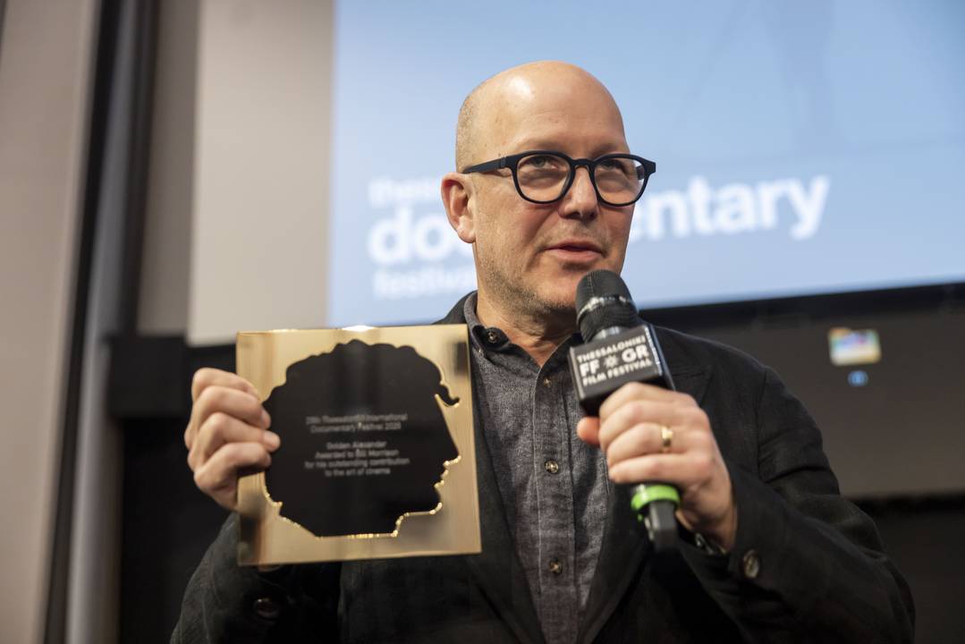 Απονομή τιμητικού Χρυσού Αλέξανδρου στον Μπιλ Μόρισον